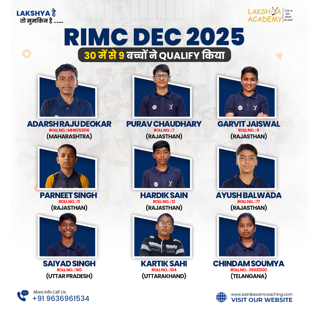 RIMC Scholarship Test 2026