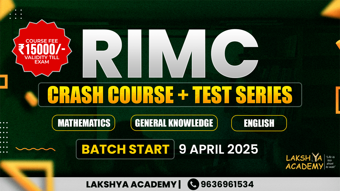 RIMC Crash Course + Test Series