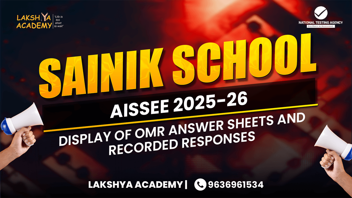 AISSEE 2025-26 OMR Answer Sheets Released