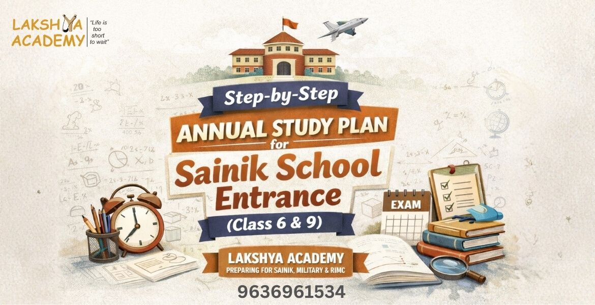 Step-by-Step Annual Study Plan for Sainik School Entrance Exam