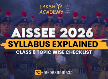 Topic Wise Syllabus for Sainik School Entrance Exam for Class 6